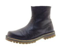 GRÜNBEIN Damen Schuhe Stiefel Boots Winter Stiefeletten Gr 36 Leder Schwarz