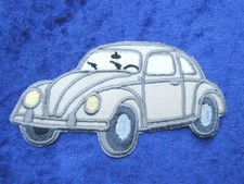 + VOLKSWAGEN VW Käfer Aufnäher/Sticker/Patch Front links beige 1200 1300 1303