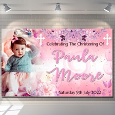 Personalisierte Banner Taufe