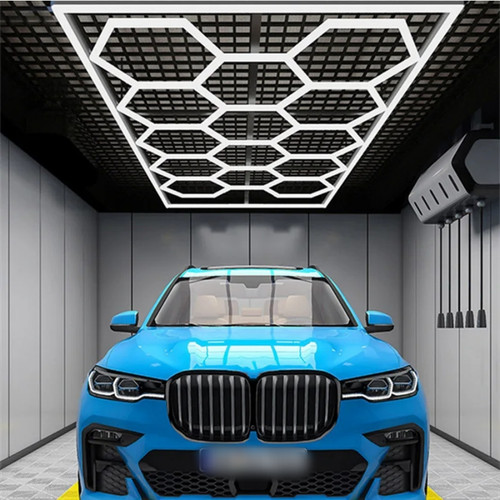 14x hexagon led deckenleuchte - hexagon,
