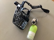 Anione Hund Maulkorb Kunststoff biegsam Maße s. Fotos Schlecktube beides unb NEU