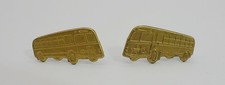 original DDR Auflagen Kragenspiegel VEB Kraftverkehr goldfarben Ikarus 55