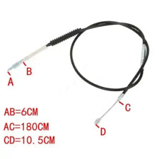 1,8m Kupplungszug Schwarz für