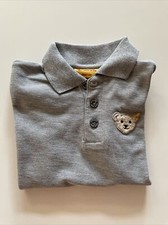 STEIFF KURZARM POLOHEMD POLO SHIRT GR.18 MONATE  • 86 CM IN GRAU NEUWERTIG