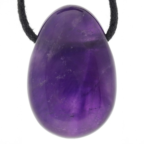 Amethyst tropfenanhänger mit - amethyst,