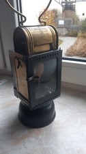 Deutsche Reichsbahn, antike Karbid Signallampe, sehr schöner Zustand, DR, Zug