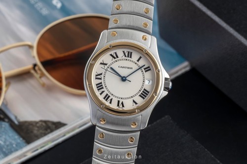 Cartier santos ronde stahl - santos, /