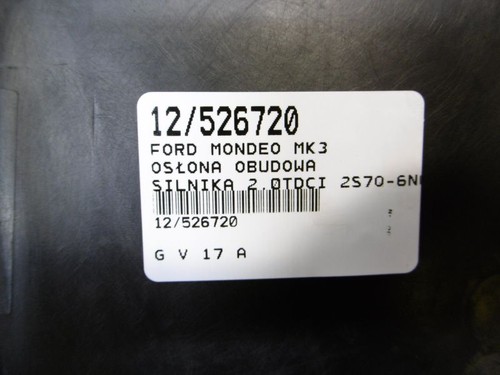 Ford mondeo mk3 motorabdeckung - mondeo,