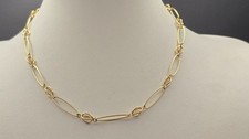 Kette 585 Gold Goldkette in 14kt Gelbgold Gliederkette  10,8 Gram 43,5 cm lang