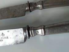 2 Silber Besteck Teile Messer