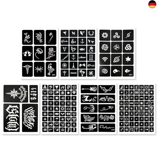 Blatt schablonen set groß - schablonen,
