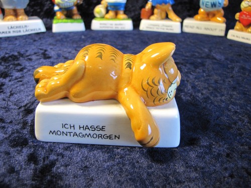 Orig garfield keramik figur - garfield,
