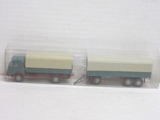 Krupp 806 Pritschen-Lastzug in patinagrün Box Wiking 486 1:87 ohne Einleger