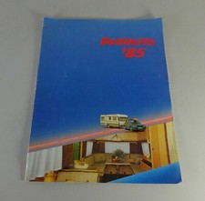 Prospekt Dethleffs Caravans / Wohnwagen Rally Nomad / Beduin Stand 1985