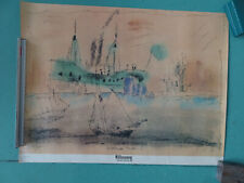 Poster "Lyonel Feininger, "Ausfahrender Frachter I"