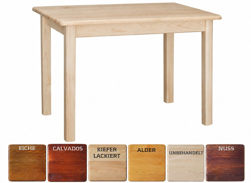 Esstisch kiefer massiv - kiefer,