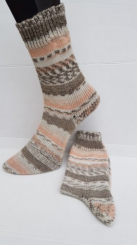 Gestrickte baumwollsocken - gestrickte,