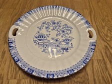 Seltmann Weiden Bavaria Kuchenplatte Chinablau Porzellan