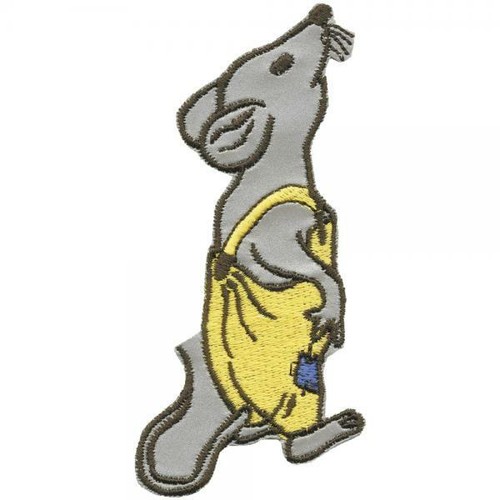 Aufnäher maus 00915 gr - aufnäher,