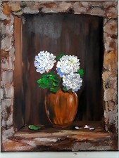 Blumen Bilder moderne kunst acryl mit skulptur 100% Handgemalt 