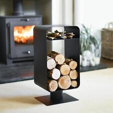 Zeitgenössischer schwarzer Block- und Kindlingladen