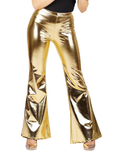 Disco leggings für damen - disco, gold