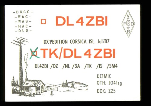 Qsl karte radio - qsl,