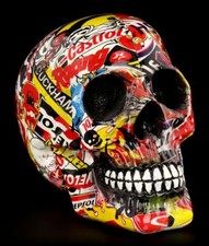 Bunter totenkopf mit - bunter,