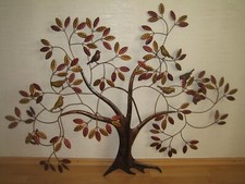 Wand Dekoration Baum Metall XXL