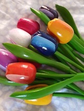 Top: Strauß Holztulpen Tulpen