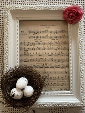 shabby chic Weiß, Bild Noten