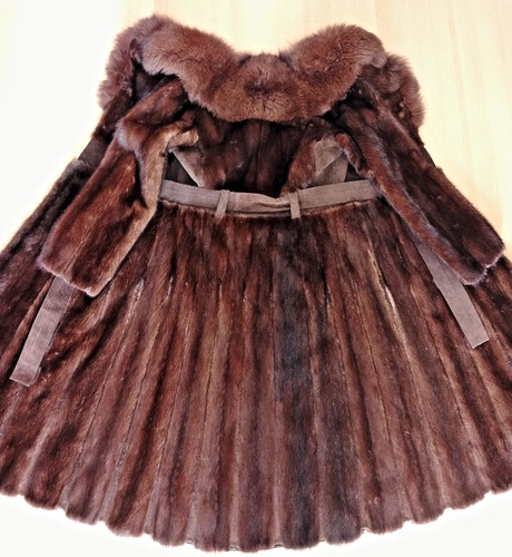 Echtpelz damenmantel fuchs - damenmantel,
