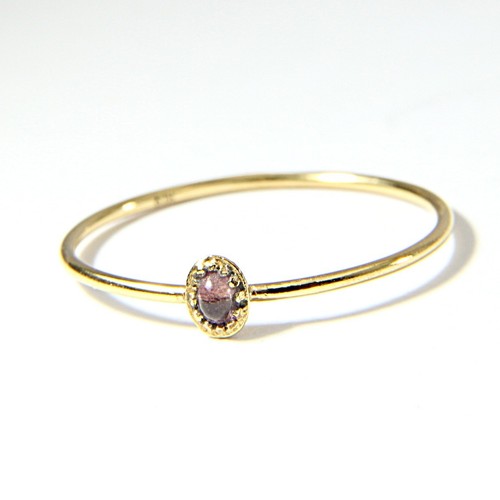 750 gold ring turmalin - gold,
