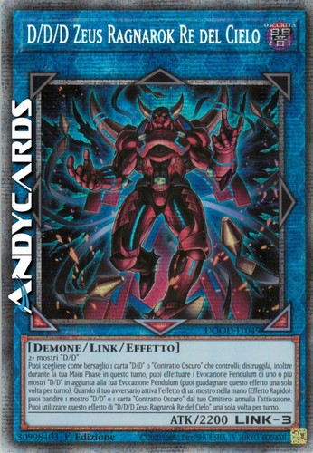 Zeus ragnarok könig - d/d/d, des