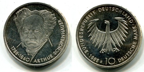 Brd 1988 silber - dm,