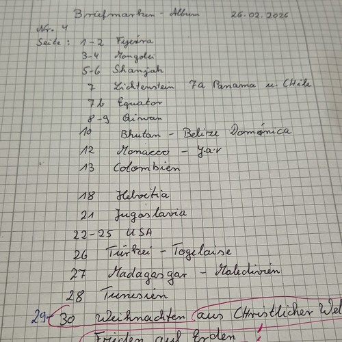 Briefmarken sammlung album - im,