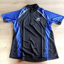 Radler T-Shirt Bamberger Reiter bestickt schwarz/ dunkelblau Größe S