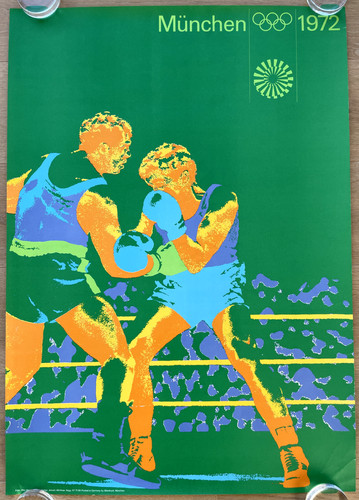 Plakat poster boxen - boxen, _
