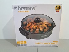 Bestron XXL Partypfanne 40 cm Elektropfanne (AHP1800Z)