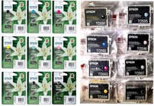 EPSON Tinte T0591 T0592 T0593 T0594 T0595 T0596 T0597 T0598 T0599 Photo R2400