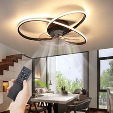 LED Deckenventilator Mit Beleuchtung APP 56cm Lampe Mit Ventilator 60W Dimmbar