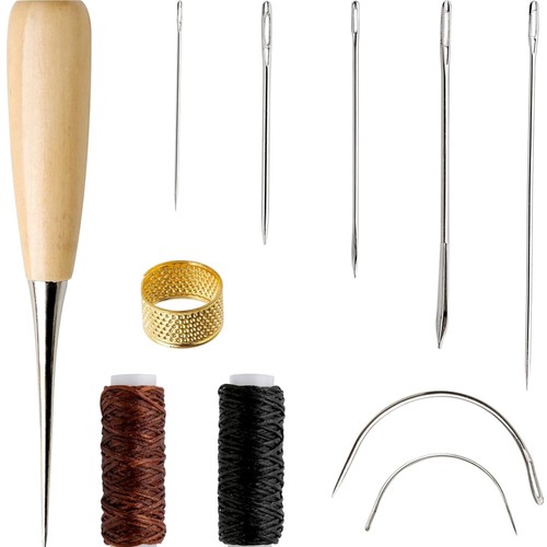 Ledernadel set nähset - set,