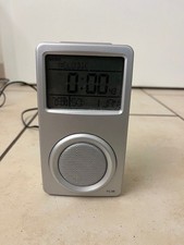 Wecker von TCM, grau, 13,5 cm