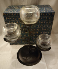PartyLite Teelicht-Halter Leuchtende Glaskugel P93243 OVP