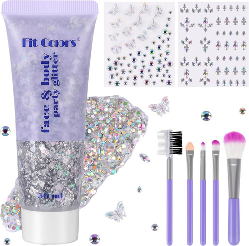Body glitter gel - body, für