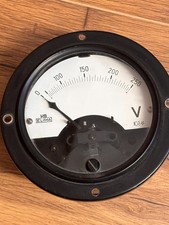 H&B Elima Voltmeter Antik