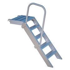 Alu Podest-Treppe Rux