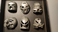 Bionicle Silbernes Kanohi Set