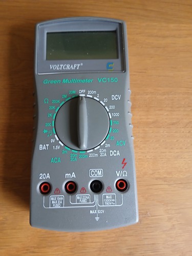 Voltcraft multimeter 150 - voltcraft,