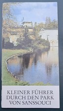 Prospekt Broschüre "Führer durch den Park Sanssouci" Potsdam DDR 1984
